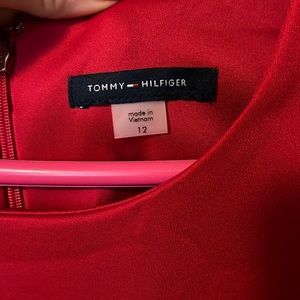 Brand new Tommy Hilfiger red dress with flutter cap sleeve